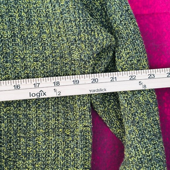 UNIVERSAL THREAD WOMEN'S GREEN STRETCH SWEATER CREW NECK LONG SLEEVE SIZE M - Picture 9 of 11